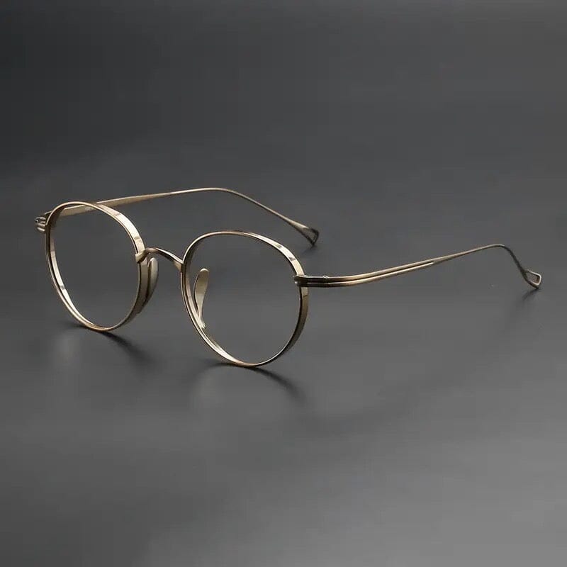 Moryn Titanium Round Glasses Frame