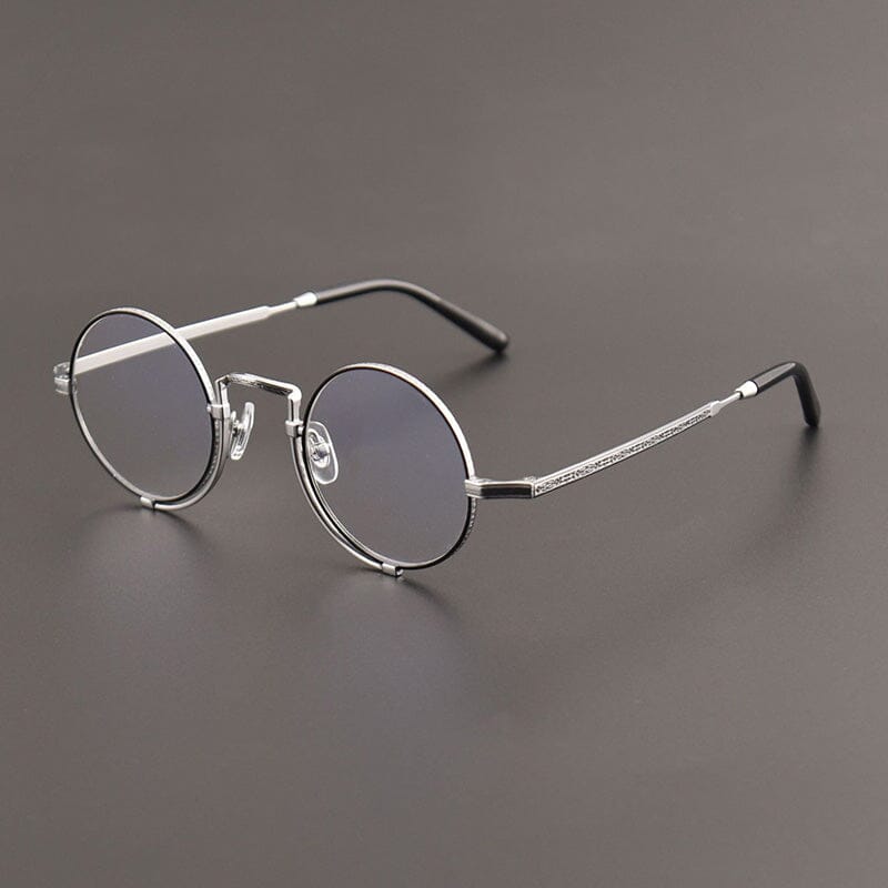 Odam Retro Round Titanium Glasses Frame