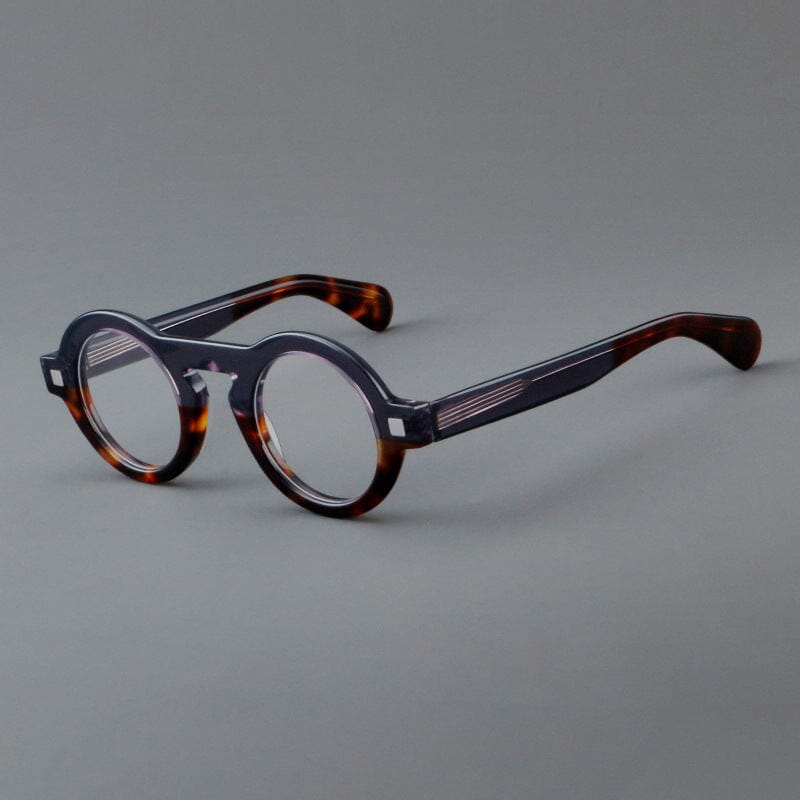 Odo Acetate Round Retro Glasses Frame