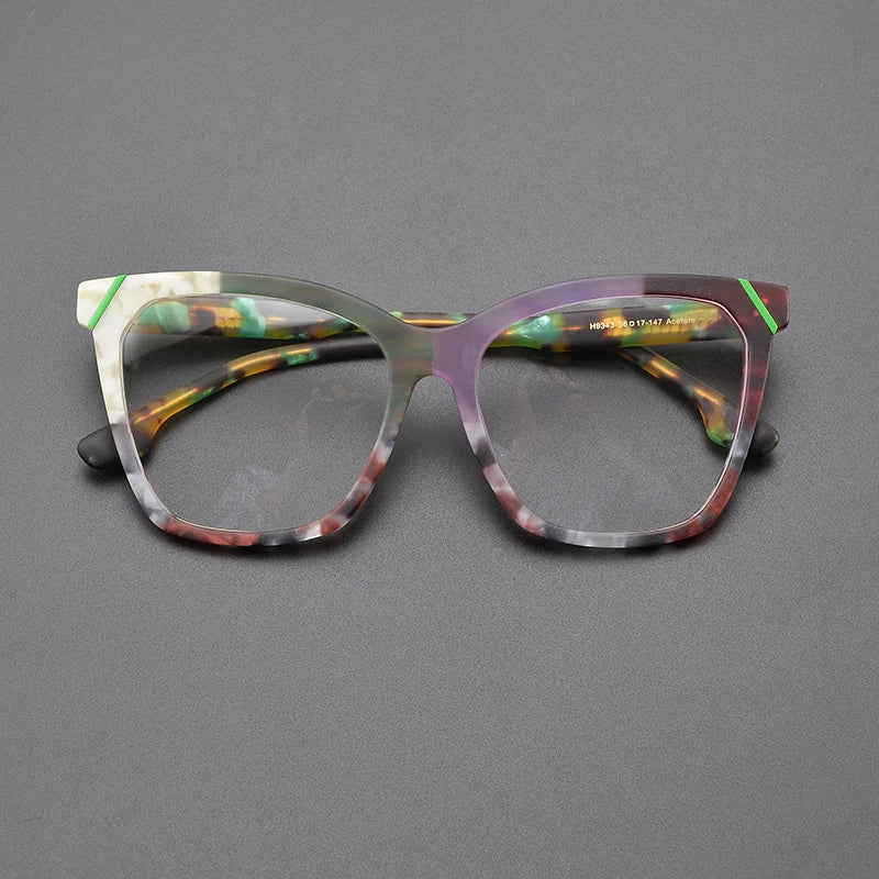 Olita Multicolor Square Acetate Glasses Frame