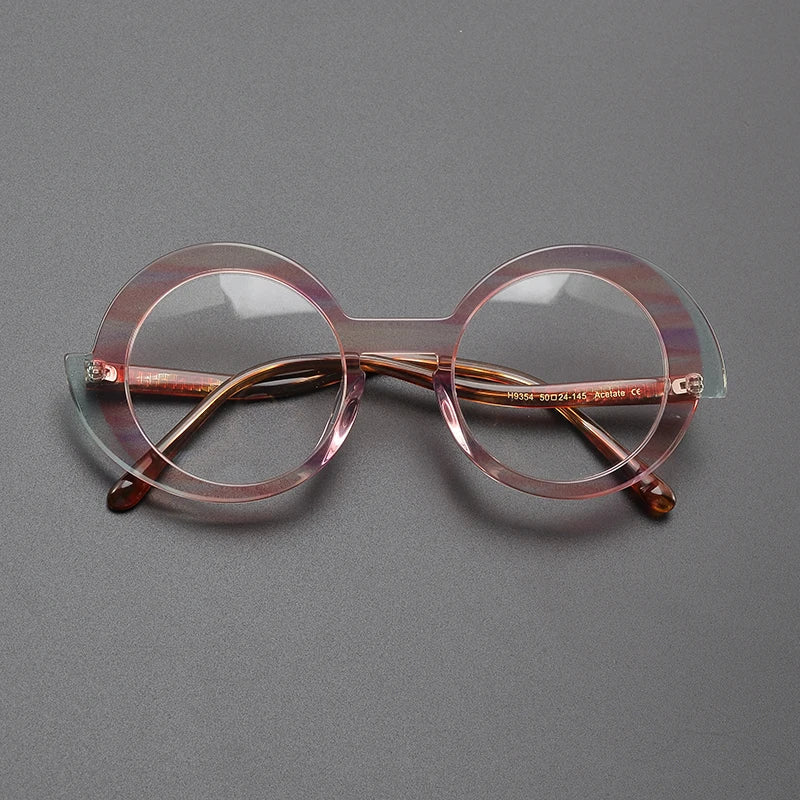 Pax Retro Round Acetate Glasses Frame