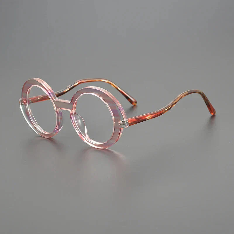 Pax Retro Round Acetate Glasses Frame
