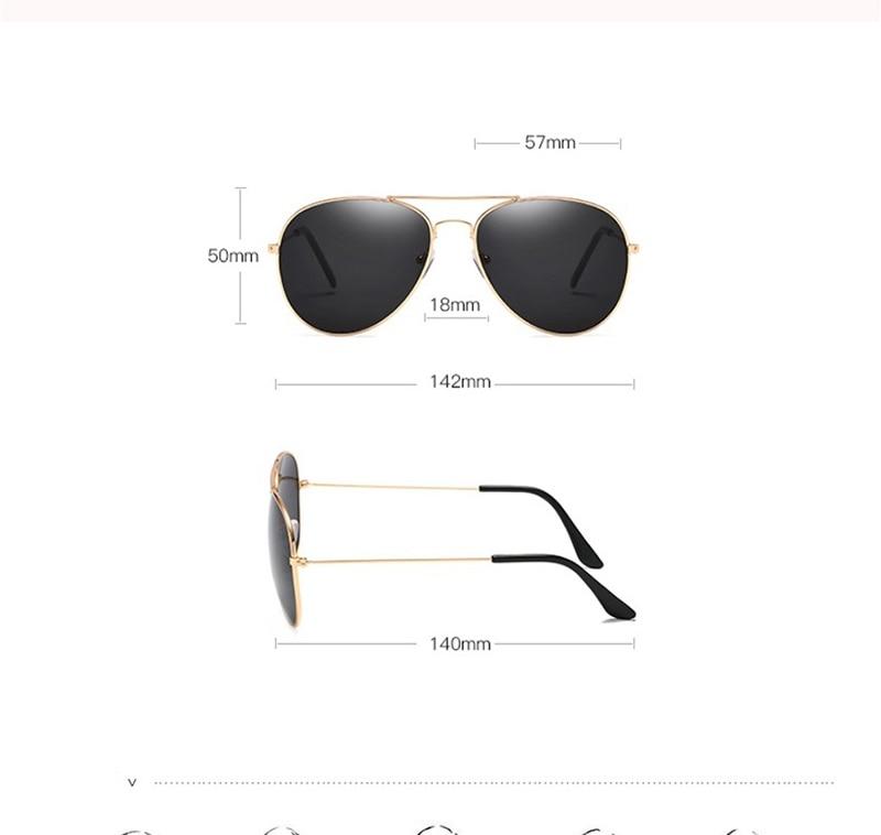 Aviator Polarized Mirror Sunglasses