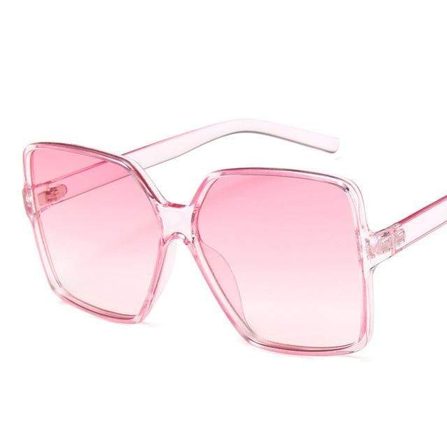 Oversize Gradient Merk Designer leopard Sunglasses