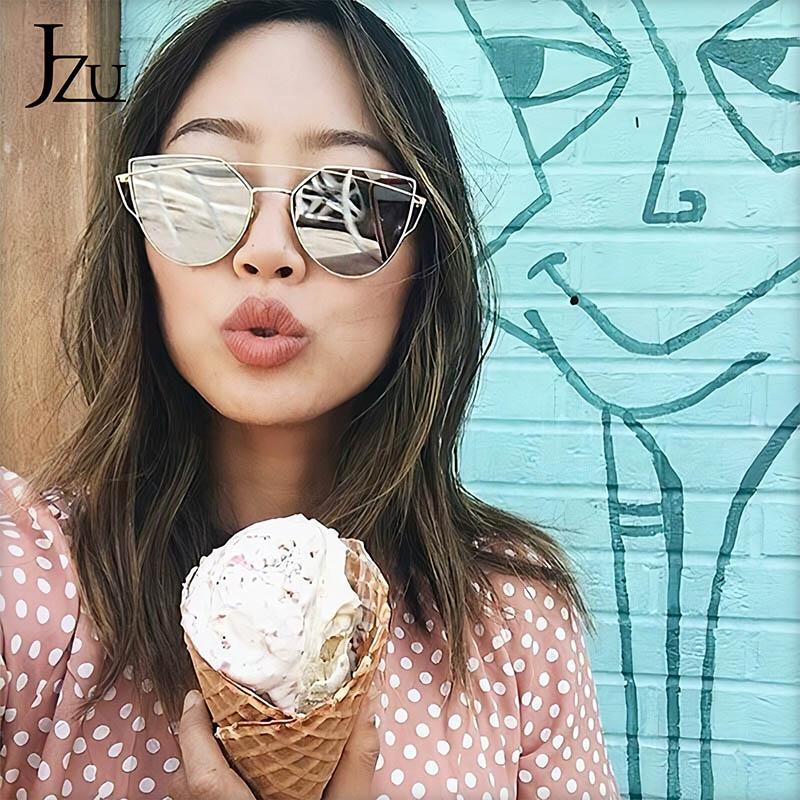 Vintage Metal Reflective Sunglasses