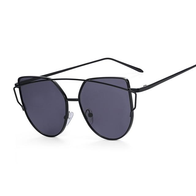 Vintage Metal Reflective Sunglasses