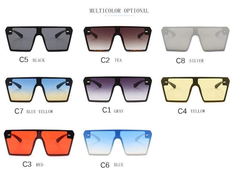 Oversized Square Sunglasses