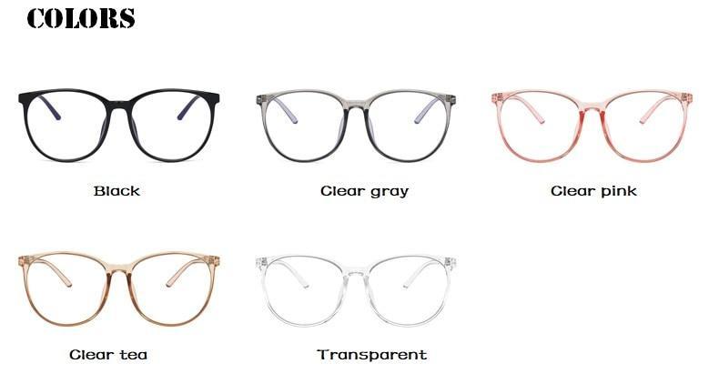 Oversized Anti Blue Light Computer Glasses