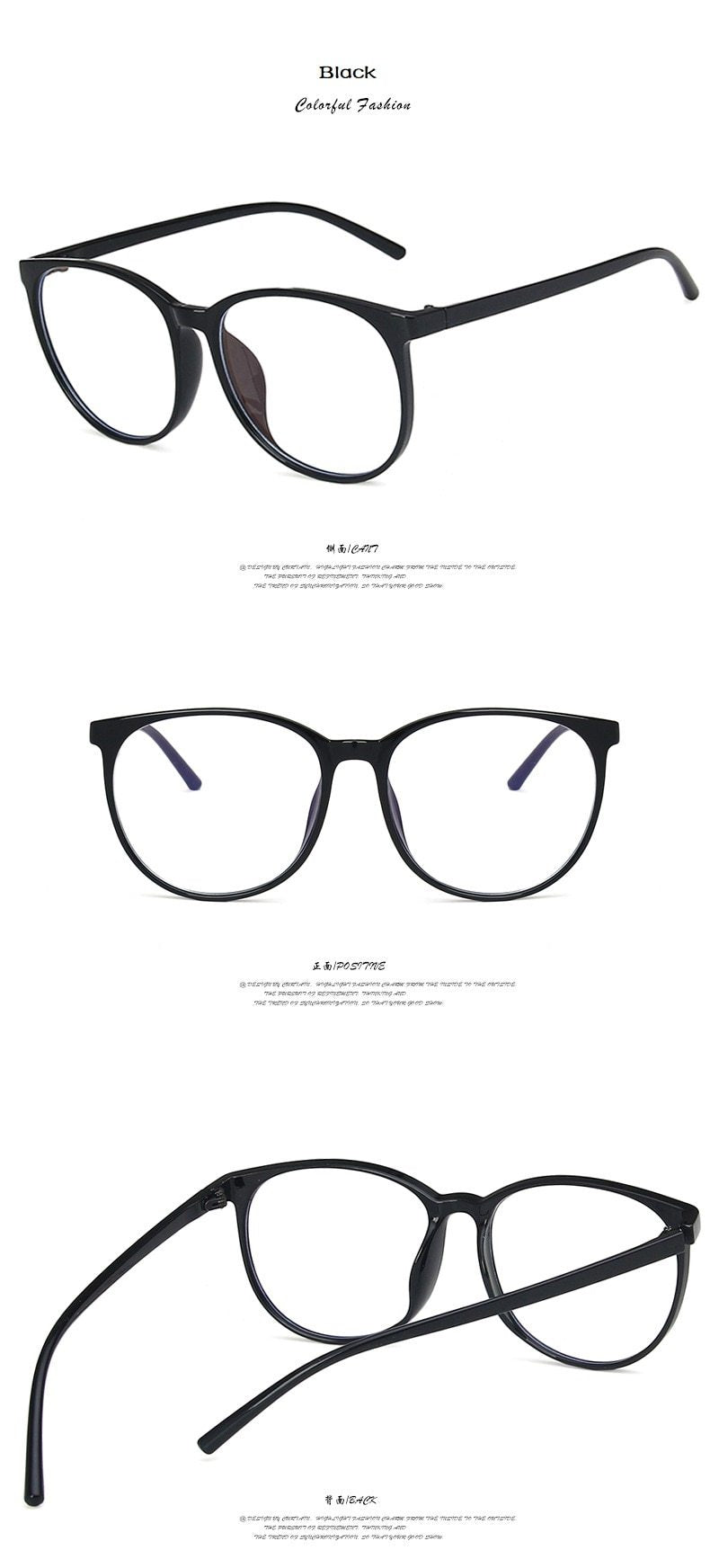 Oversized Anti Blue Light Computer Glasses