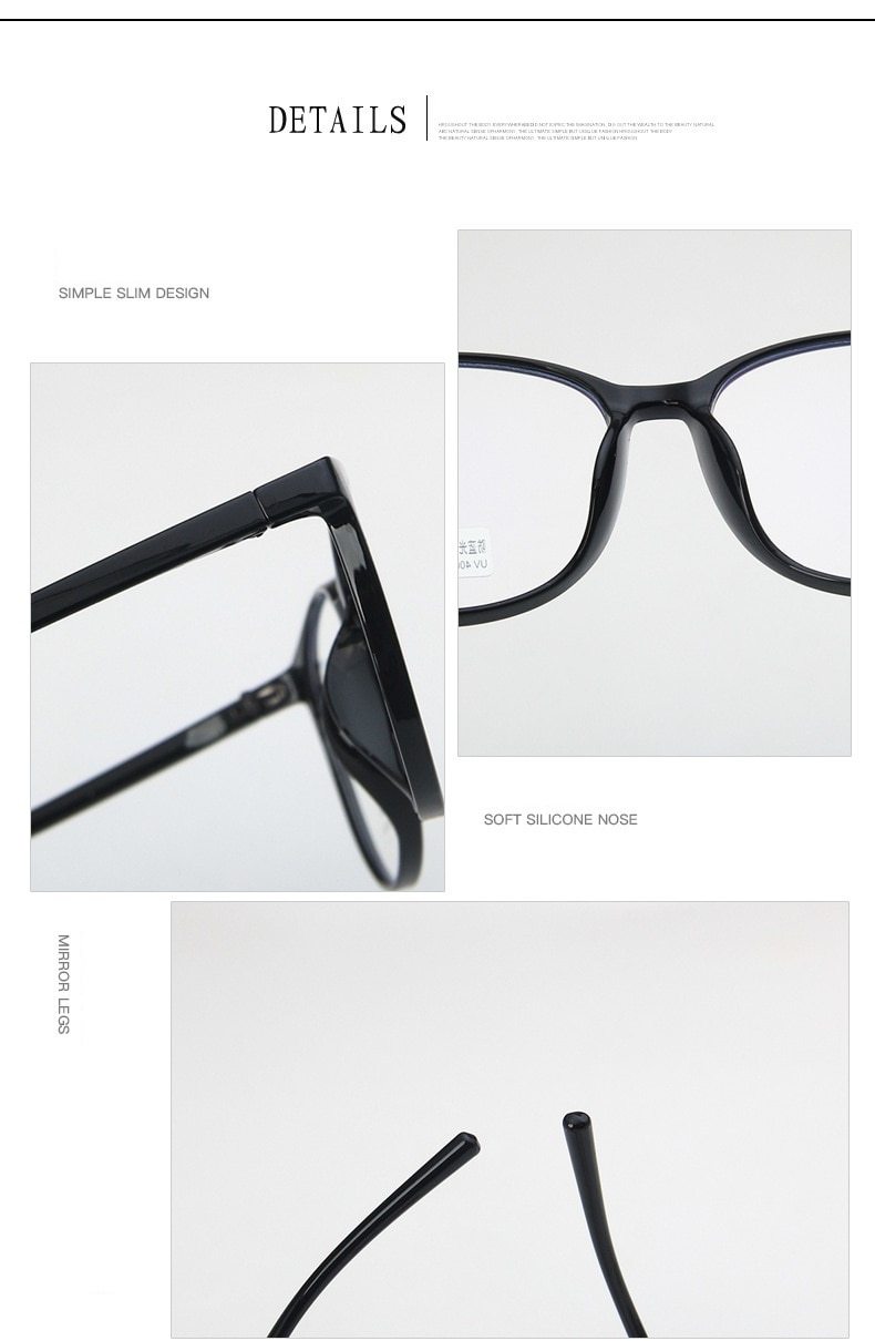 Oversized Anti Blue Light Computer Glasses