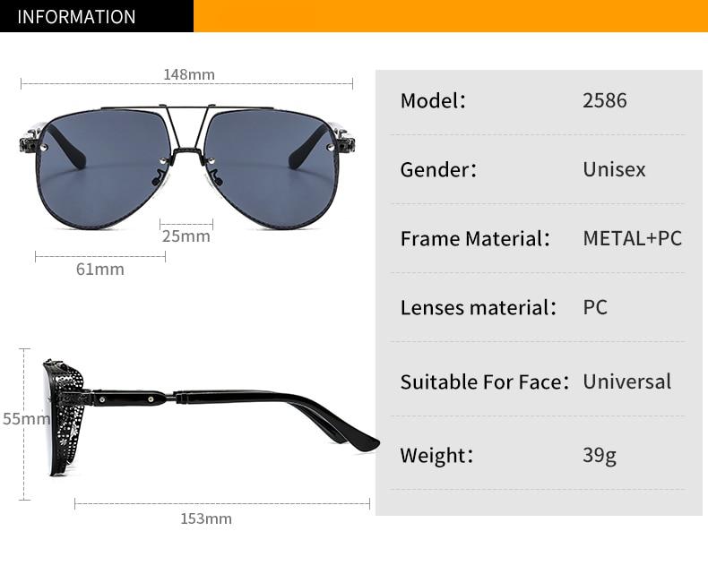 New Hollow Pattern Oval Sunglasses