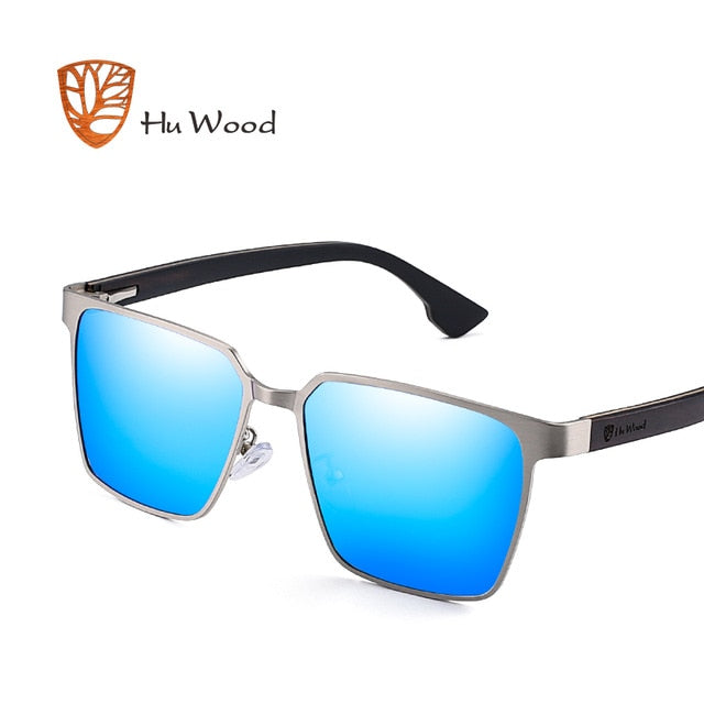 Men's Square Metal Frame Sunglasses