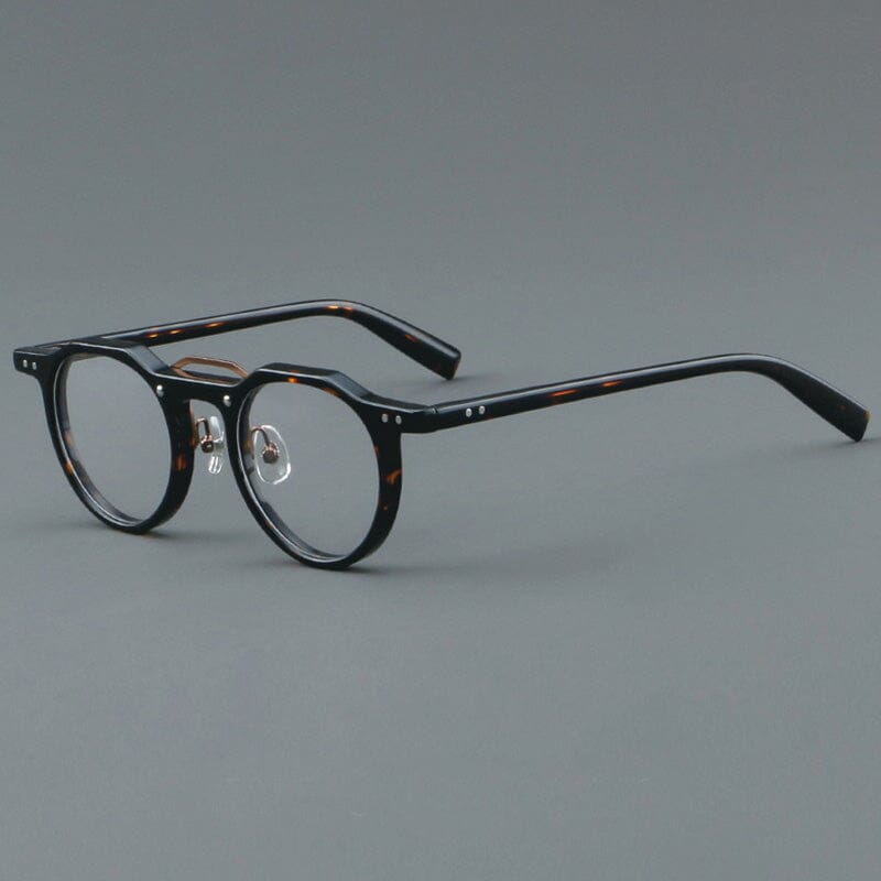 Ron Retro Round Acetate Glasses Frame