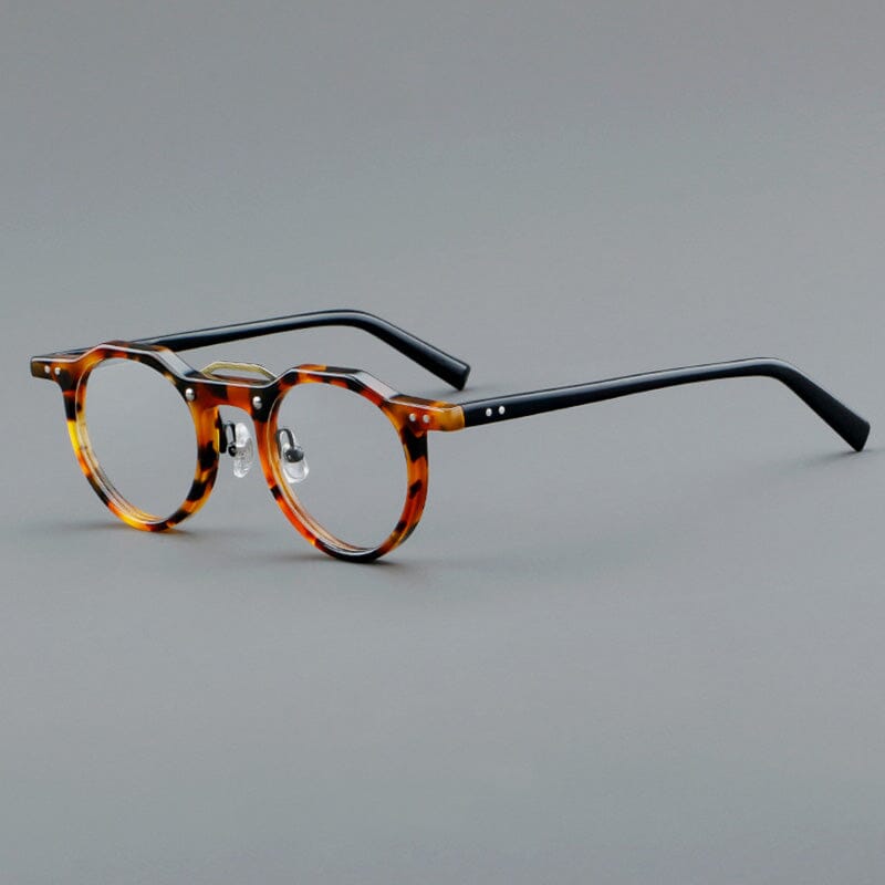 Ron Retro Round Acetate Glasses Frame