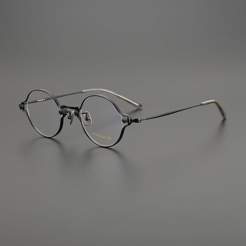 Tha Retro Round Titanium Glasses Frame