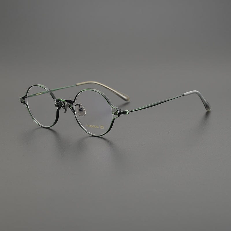 Tha Retro Round Titanium Glasses Frame