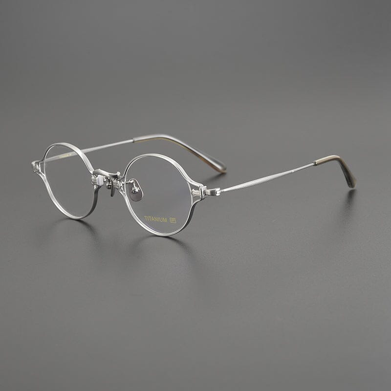 Tha Retro Round Titanium Glasses Frame