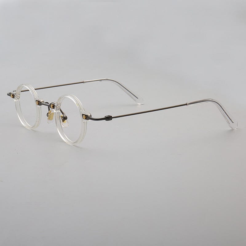Tatsuo Retro Small Round Acetate Eyeglasses