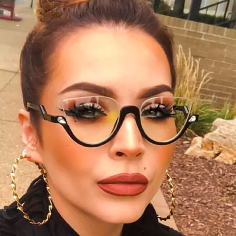 Transparent Cat Eye Prescription Glasses
