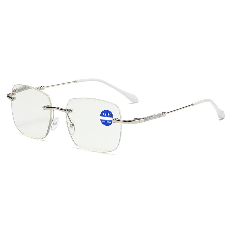Anti-blue light metal reading glasses