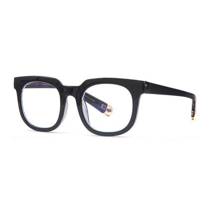 Simple square anti-blue light reading glasses
