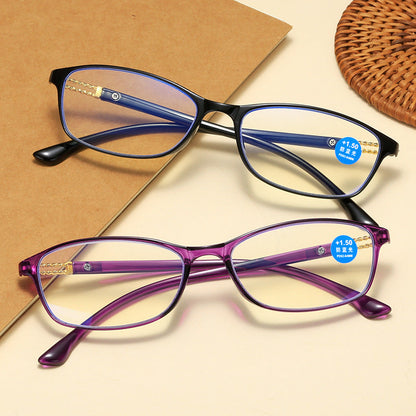 Retro hd anti-blue light reading glasses