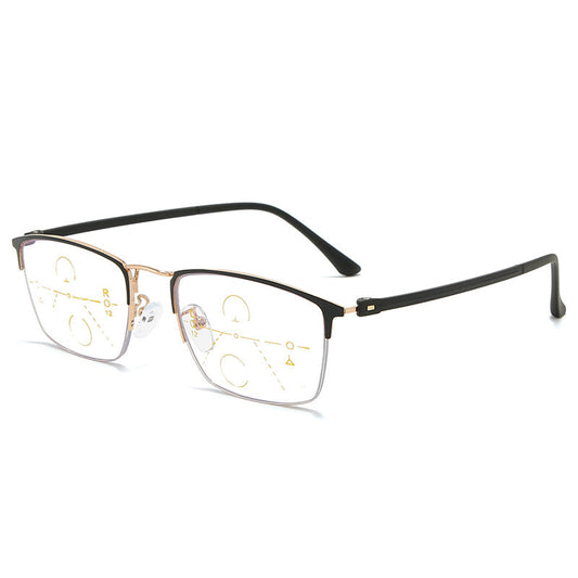 Frameless ultra-light anti-blue light reading glasses