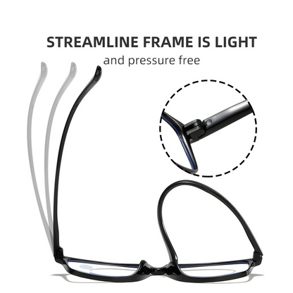Ultra-light anti-blue light reading glasses