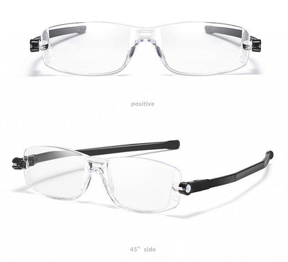 Flexible and lightweight 360 rotating folding presbyopes