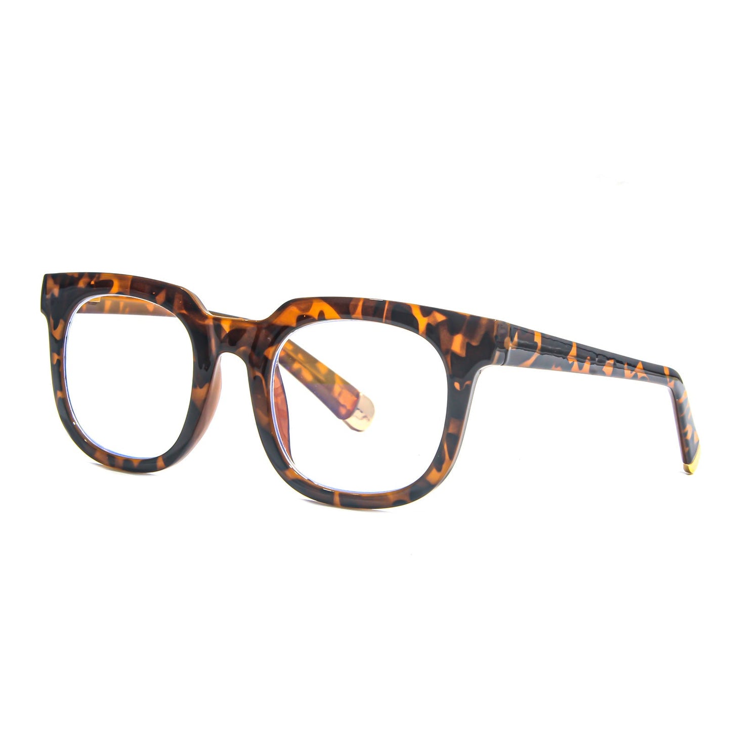 Simple square anti-blue light reading glasses