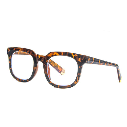 Simple square anti-blue light reading glasses