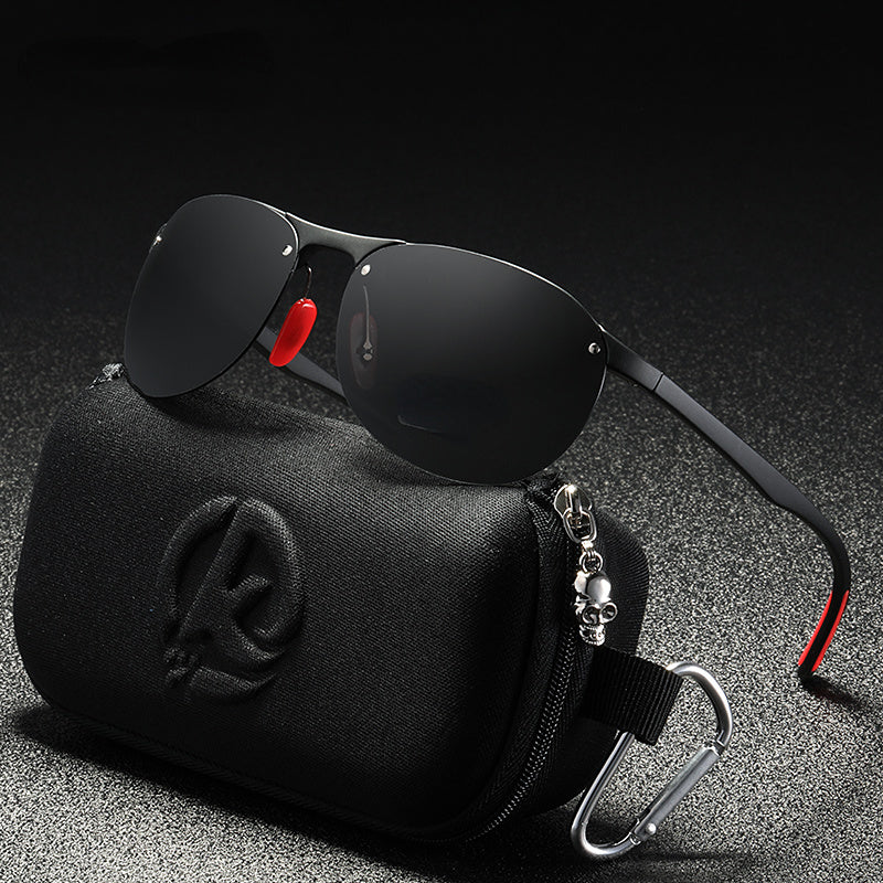Rimless Oval Men's Sunglasses