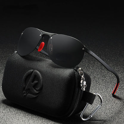 Rimless Oval Men's Sunglasses