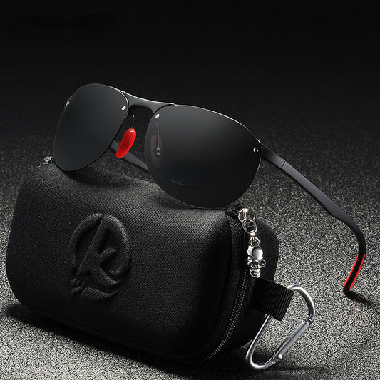 Rimless Oval Men's Sunglasses