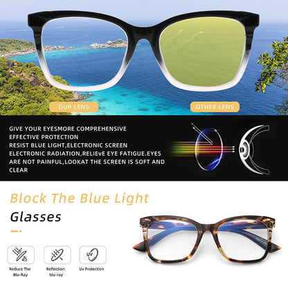Anti-blue light reading glasses