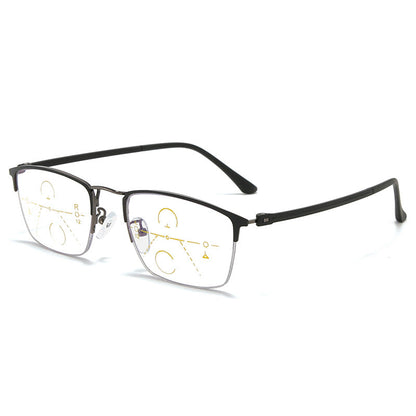 Frameless ultra-light anti-blue light reading glasses