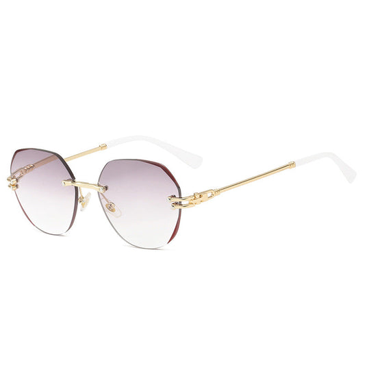 Polygon anti-blue light reading glasses
