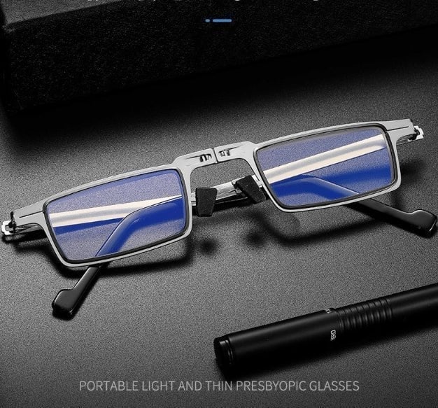 Screwless ultra light folding glasses (free box)