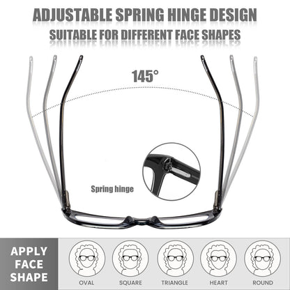Anti-blue light reading glasses