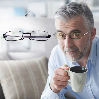 Mini portable folding reading glasses