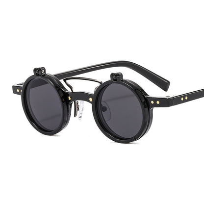 Double-layer flip uv protection sunglasses