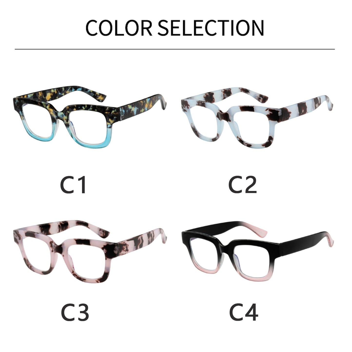 Anti-blue light reading glasses