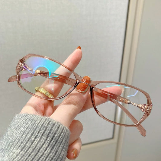 Anti-blue light shell decoration reading glasses