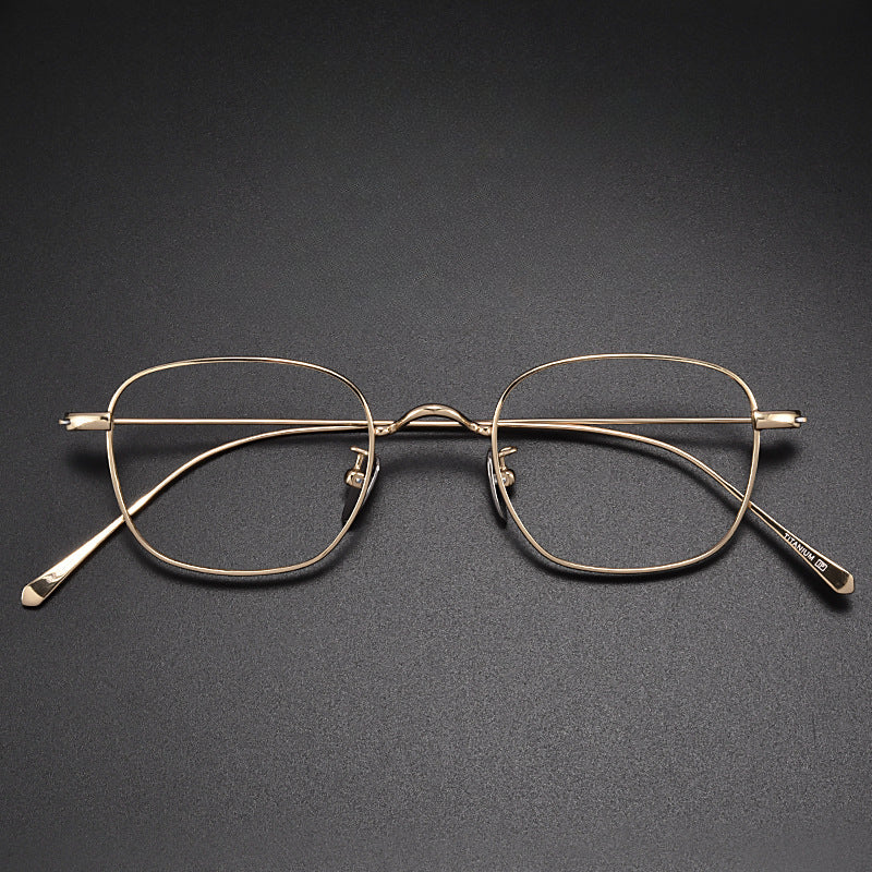 Retro Titanium Square Glasses Frame GWS199