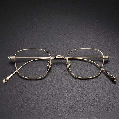 Retro Titanium Square Glasses Frame GWS199