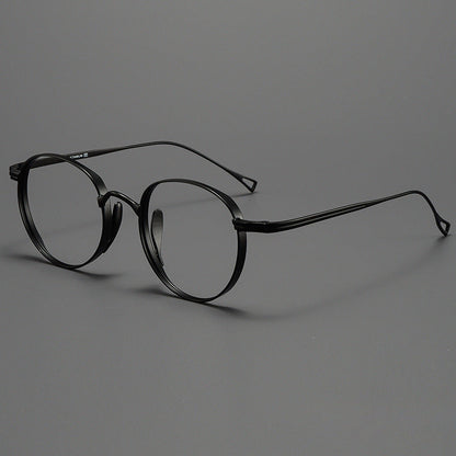 Kylar Titanium Vintage Round Eyeglasses Frames