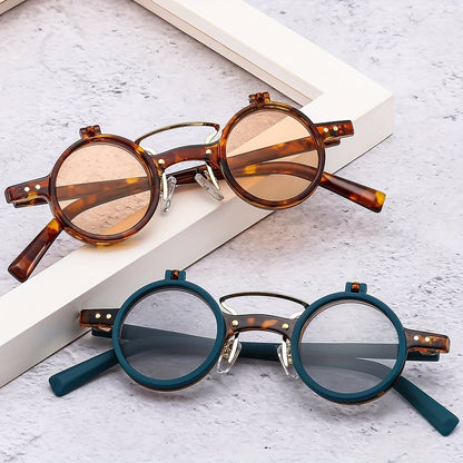 Double-layer flip uv protection sunglasses