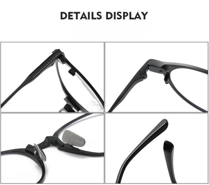 Retro Oval Titanium Ultra-Light Glasses Frame