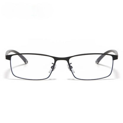 Half-frame anti-blue light reading glasses