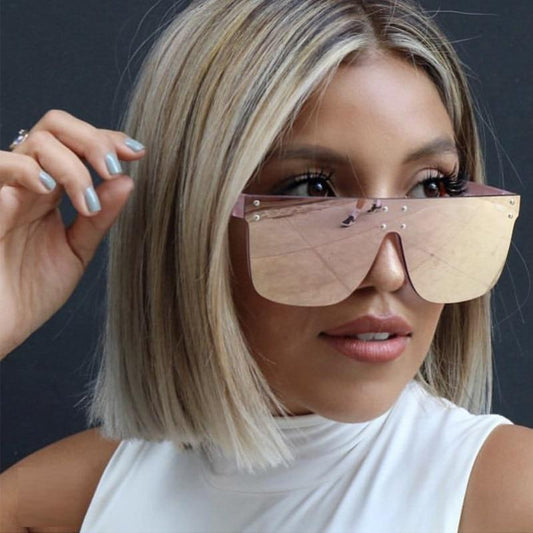 Fashion Unique Rivet Square Sunglasses